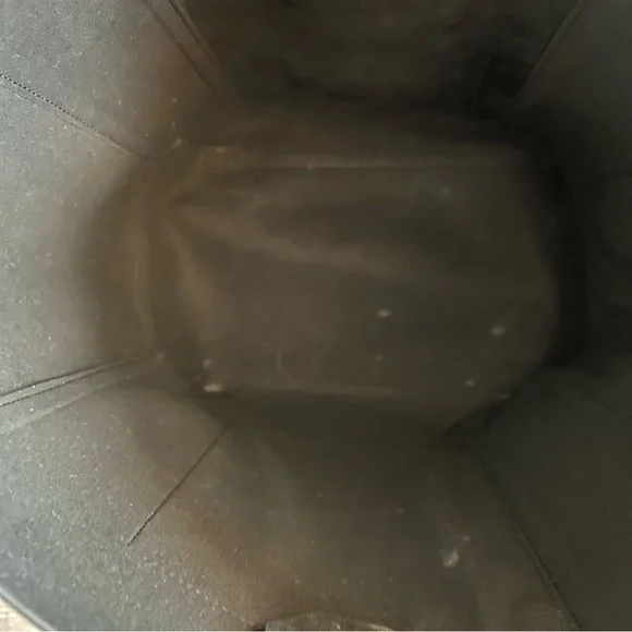 All Saints Black Leather Hobo Bucket Bag Shoulder Bag - Picture 8 of 8